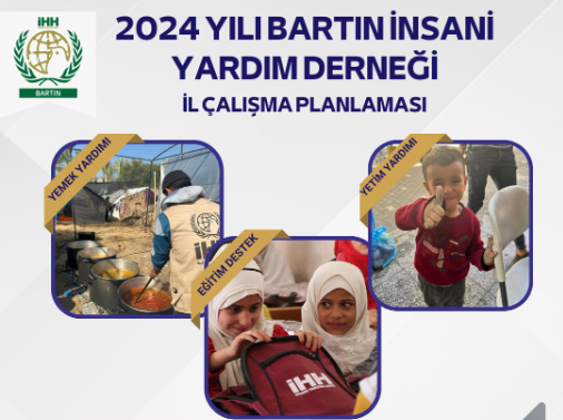 2024 Yılı Bartın İnsani Yardım Derneği İl Çalışma Planlaması